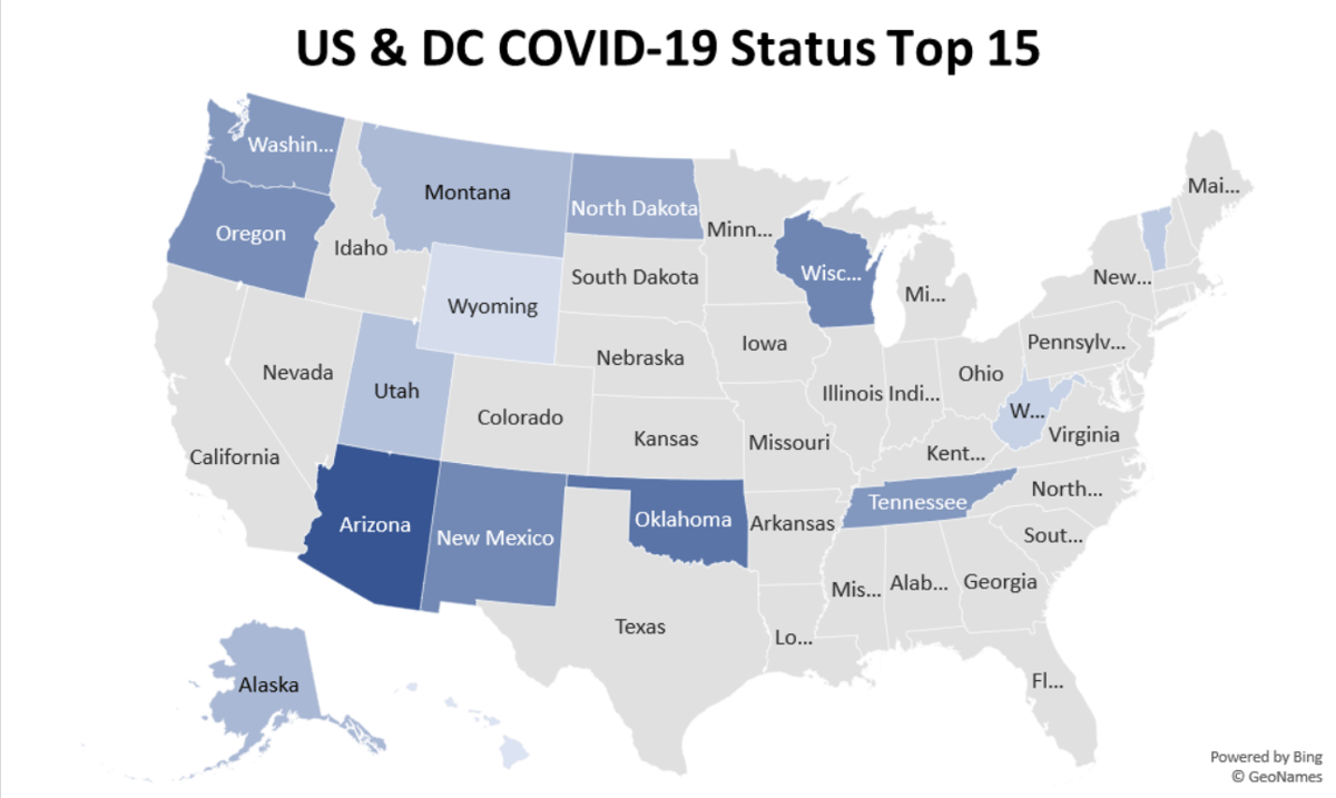 COVID-19 State Ranking Model April 20, 2020