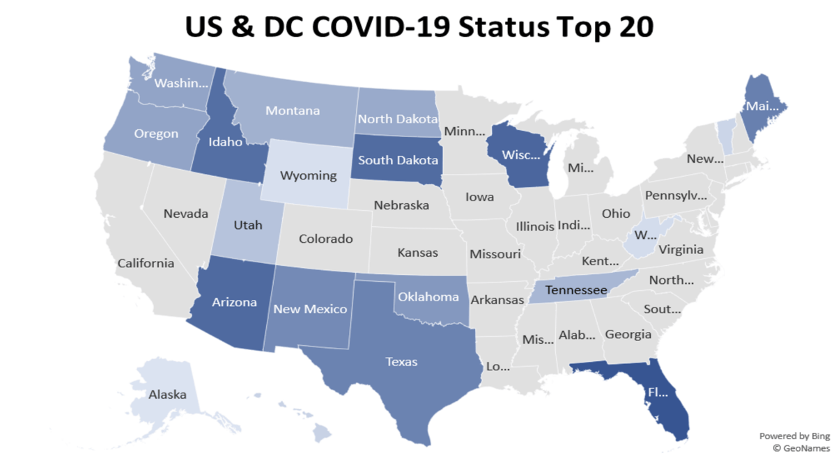 COVID-19 State Ranking Model